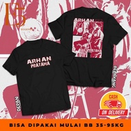 Street Style T-shirt Arhan Pratama T-shirt - National Team Football Player Distro T-shirt - Arhan wa