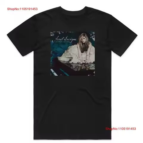 Avril Lavigne Goodbye Lullaby Album Cover T shirt size S 5XL vintage Washed homme Versatile Stretche