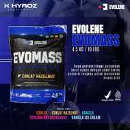 EVOLENE : EVOMASS 4.5kg / 10lbs RASA COKLAT HAZELNUT | HALAL - BPOM