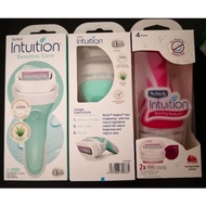 Schick intuition Sensitive Care 4 blades plus kit 2 ( No need Shave Gel) woman shaver pencukar bulu 