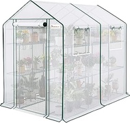 KING BIRD Premium Greenhouse for Outdoors, 84 x 56 x 77 Upgraded PE Cover & Steel Frame Walk in Hot 