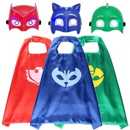 PJ Toys Pajamas Little Heroes Capes and Masks Catapult Catboy Gekko Owlette Cosplay Accessories Boys
