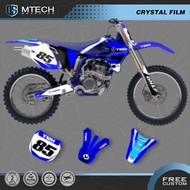 DSMTECH Team Graphics Background Decal Sticker Kits Custom For YAMAHA YZ250F YZ450F 2003 2004 2005 Y