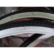 26X1 3/8 WHITE SIDE FOR JAPANESE BIKE LEO TIRE BRAND