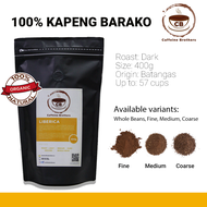 Liberica Kapeng Barako Coffee 400g (Grounds) - Caffeine Brothers