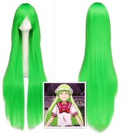 Siyi cos Iruma Classmates Iruma Iruma Clara Fluorescent Green 100cm Straight Hair Qi Bangs cos Long 