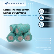 Otani 80x50 79x50 80x49 79x49 Paper Roll Receipt Printer Thermal Cashier 80mm Portable Note Paper