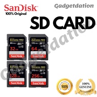 [Ready Stock] [SD Card] SanDisk 100% Original Extreme Pro 64GB 128GB 256GB Memory Card (SDSDXXY-064G