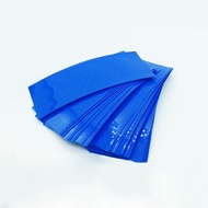 100Pcs Flat PVC Heat Shrink Tubing Battery Wrap For 18650 Lithium Battery Heat Shrink Tube Assorted 