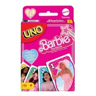 Uno Card Game Barbie UNO Card Barbie Movie Joint UNO Card Multiplayer Party Board Game Solitaire Entertainment Party Board Game Card Board Game Interactive Board Game