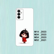 HP Silicone Samsung M14, Samsung M34, Samsung M54, Samsung M52 - Case casing cover Flexible Blackhp