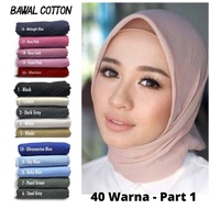 Tudung Bawal Cotton Bidang 45 / Bawal Cotton / Tudung Bawal / Tudung / Tudung Borong PART 1