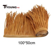 [Available] Thatched Roof Artificial Palm Tree Canopy Simulation 39" X 20"