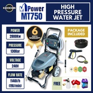 MPOWER MT750 Waterjet High Pressure Cleaner | 2800W 130BAR | Water Jek Jack Sprayer Mesin Cuci Kereta Car Wash