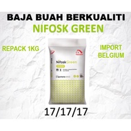 BAJA BERKUALITI NIFOSK GREEN IMPORT BELGIUM NPK 17/17/17