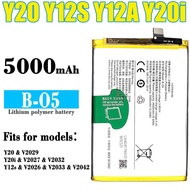 แบตโทรศัพท์มือถือ เหมาะสำหรับ VIVO Y20 2021 / Y20S / Y12S / Y12A B-O5 แบตต