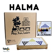 Mainan Anak Keluarga Family Board Game Halma Chinese Checker Kayu