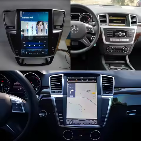 For Mercedes Benz ML W166 GL X166 ML300 ML350 ML400 ML550 GL350 GL400 Tesla Screen Android13 Car Rad