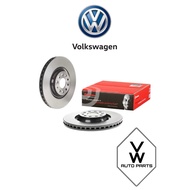 ( 100% BREMBO ) VW GOLF R MK7 AUDI TTS MK3 TIGUAN AUDI A3 FRONT BRAKE DISC ROTOR ( 5Q0615301G / 1K06