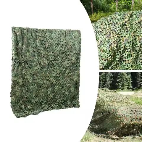 8x8m Camouflage Netting,Outdoor Camping Sunshade, Mesh Camo Net for Camping,Hunting,Military Activit
