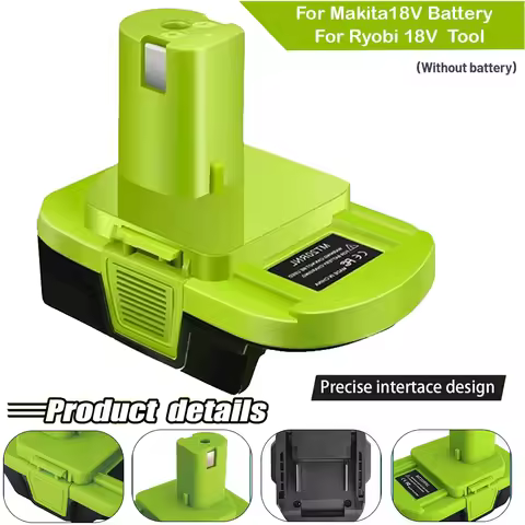 MT20RNL Battery Adapter Converter Use for Ryobi 18V Tools Converts for Makita 18V Li-ion Battery to 