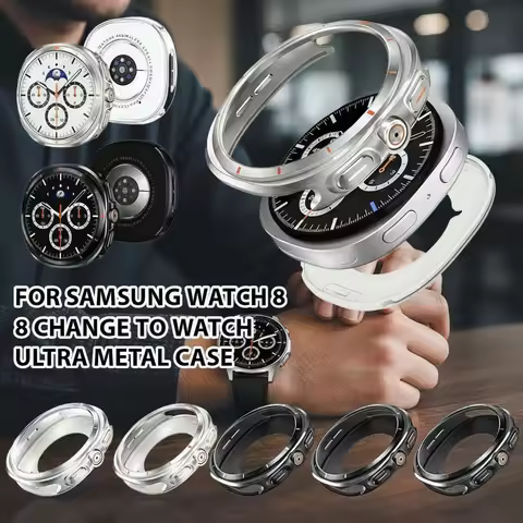 Metal Ultra Case For Samsung Galaxy Watch S8 40mm 44mm For Samsung Galaxy Watch 8 Ultra 44-Second Me