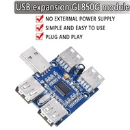USBHUB USB2.0 HUB 4 Port Controller USB Extension Module GL850G Chip B