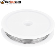 1roll 304 Stainless Steel Wire Round for Jewelry Making Stainless Steel color 28 Gauge(0.3mm) 164.04