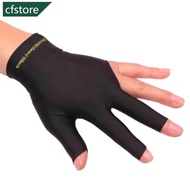 CFSTORE Cue Pool Open 3 Fingers Glove Billiard Gloves Snooker Gloves High Quality Billiard Accessori