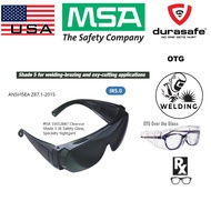 MSA 10012847 Clearvue IR Over-the-Glasses (OTG) Eyewear Spectacles Safety Glasses, Gray, Magnifier S