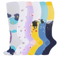 New Compression Socks Men Women Knee High for Running Anti Fatigue Pain Relief Socks Pregnant Edema 