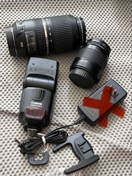 Canon 閃光燈 + 2鏡頭 (Tamron, Canon)