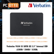 Verbatim Vi550 S3 SATA III 2.5” Internal SSD (128GB/ 256GB/ 512GB)