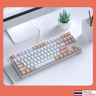 คีย์บอร์ดเกมมิ่ง Ajazz AK871 Wireless Hotswap Dual Module(2.4+BT) TKL 80% 87Key Mechanical Keyboard 