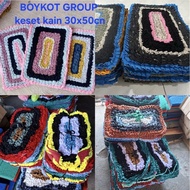 Water-absorbing cloth mat measuring 30x50cm, home production