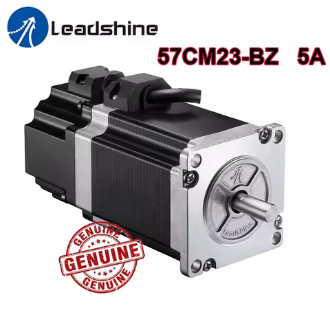 Genuine Leadshine Nema 23 Stepper Motor With Brake 57CM23-BZ 5 A Current 2.3 N.M Torque 8mm Shaft Hi