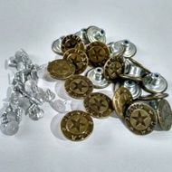 12 Sets Of levis jeans Buttons/17Mm Pants Buttons Not Rocking