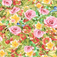 Butterfly Floral Cotton Fabric for Sewing, Quilting & Crafting