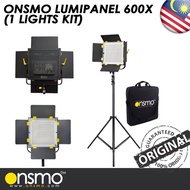 Onsmo Lumipanel 600X (1Lights Kit) Video LED panel 3200k to 5600k Dual Color for Videographer Vlogge
