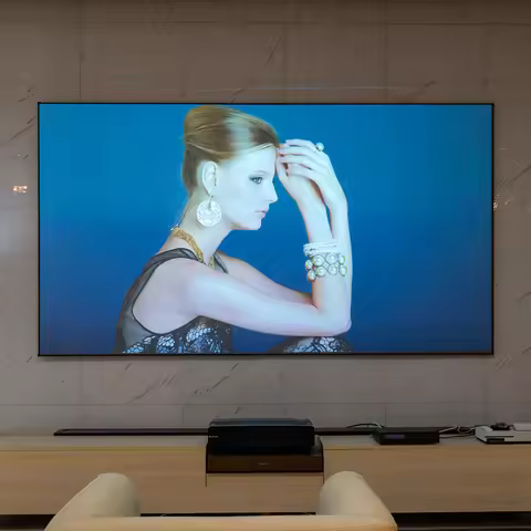 150 Inch UST ALR Projector Screen Fixed Frame Screen for XIAOMI VAVA Formovie 4K Laser Projector Hom