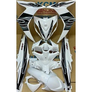 COVER SET MOTOR SYM SPORT BONUS 110/115 DESIGN API SIAP TAMPAL STICKER