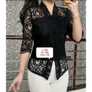KEBAYA DF ATASAN SEMI PRANCIS/BLUS SEMI RENDA/BAJU KEBAYA WANITA KEKINIAN/KEBAYA PESTA VIRAL 2023