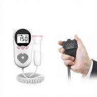 Baby Fetal Doppler Heart Sound Rate Device Ultrasound Detector Monitor Fetal Sound Detector