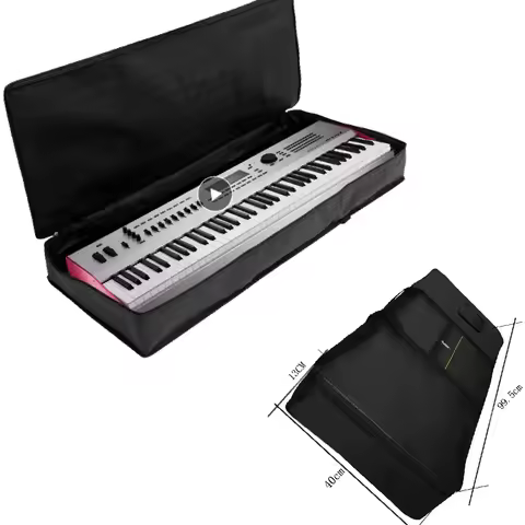76/61Keys Electronic Piano Bag Waterproof Oxford Cloth Thickened Handbag Keyboard Case 61/76 Keys Ke