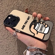 Casing hp For iphone 16 11 12 13 14 15 pro xs XR 14 plus pro max 7 8 6 7+ 8+ 6+ Xs Max Coffee Image 