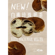 Whitepeach Boba milktea bagel（halal）