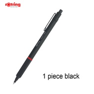 Rotring ปากกาลูกลื่น PRO หมึกสีฟ้าปากกาโลหะสีดำ/ สีเงิน