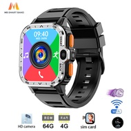 WGB2023 Smartwatch With HD Camera Man Woman 2G 4G Sim Card 64GB 16GB RAM NFC GPS WiFi Waterproof Telephone Smart Watch