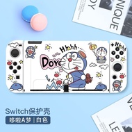 Cute Doraemon Nintendo Switch OLED Case Cover Soft PC Protective Case Shell Cover Accessories