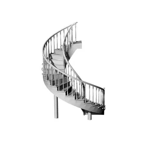 Yao's Studio LYT231 1/87 HO Scene Miniature Spiral Stairs Spiral Staircase